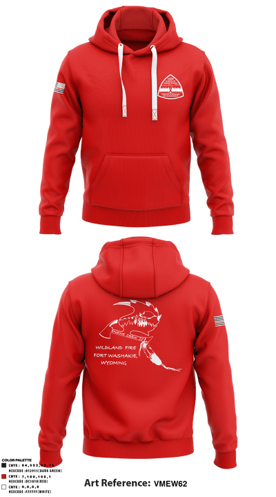 Wind River Agency Fire & Forestry 75939115 Hoodie - 2