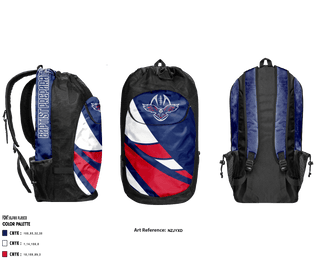 Gear Bag, Baptist Preparatory Upper School Football, Football, Teamtime, Team time, sublimation, custom sports apparel, team uniforms, spirit wear, spiritwear, sports uniforms, custom shirts, team store, custom team store, fundraiser sports, apparel fundraiser