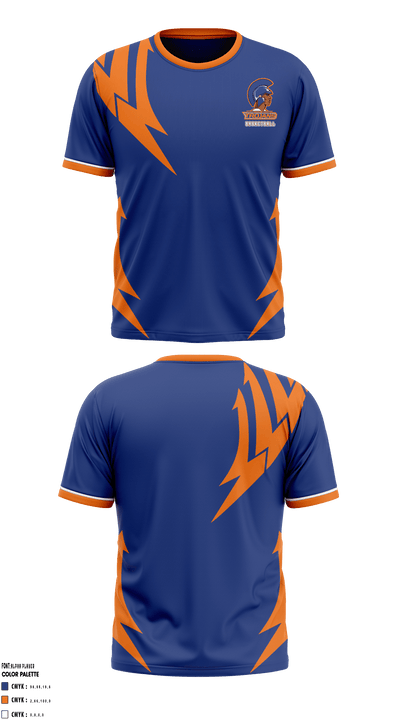 Virginia State Trojans 14558954 Short Sleeve Performance Shirt - 1