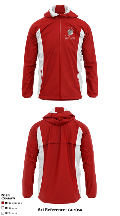 Neoga High School Cheer 95886209 Windbreaker - 1
