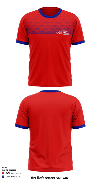 The Liberty Arena 93156255 Short Sleeve Performance Shirt - 1