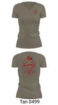 Test SF Logo 16004450 Women's Short Sleeve V-neck Shirt - 3