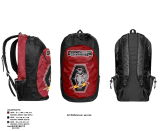 Gear Bag, Chancellor Chargers, Wrestling, Teamtime, Team time, sublimation, custom sports apparel, team uniforms, spirit wear, spiritwear, sports uniforms, custom shirts, team store, custom team store, fundraiser sports, apparel fundraiser