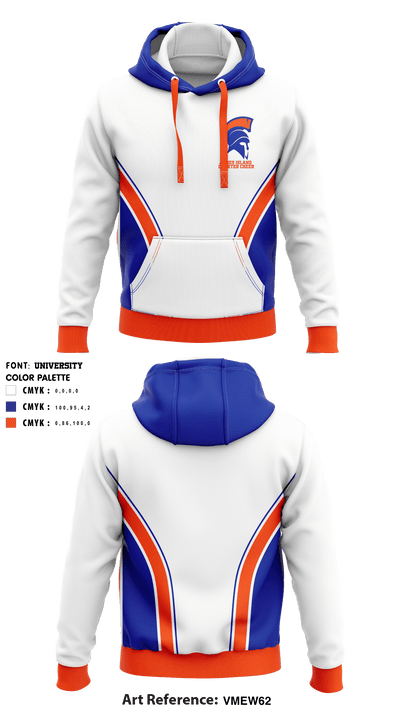 James Island Charter High School Cheer 5299934 Hoodie - 1