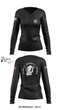 Cullman County Dive Team 44931710 Women's Long Sleeve V-neck Shirt - 1