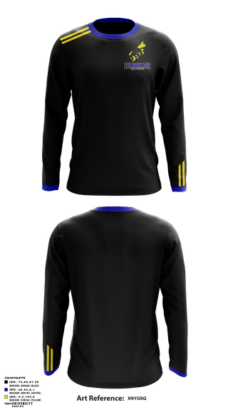 Long Sleeve Performance Shirt, Kodiak Wrestling Club, Wrestling, Teamtime, Team time, sublimation, custom sports apparel, team uniforms, spirit wear, spiritwear, sports uniforms, custom shirts, team store, custom team store, fundraiser sports, apparel fundraiser