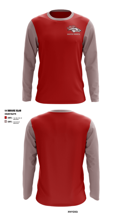 South Pointe High School 65341148 Long Sleeve Performance Shirt - 2