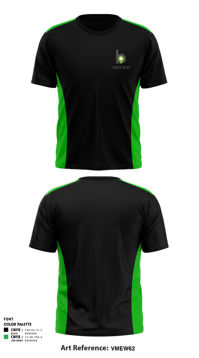 The Back Nine 3958385 Short Sleeve Performance Shirt - 1