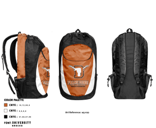 Gear Bag, Frank Dobie High School Women's Volleyball, Women's Volleyball, Teamtime, Team time, sublimation, custom sports apparel, team uniforms, spirit wear, spiritwear, sports uniforms, custom shirts, team store, custom team store, fundraiser sports, apparel fundraiser