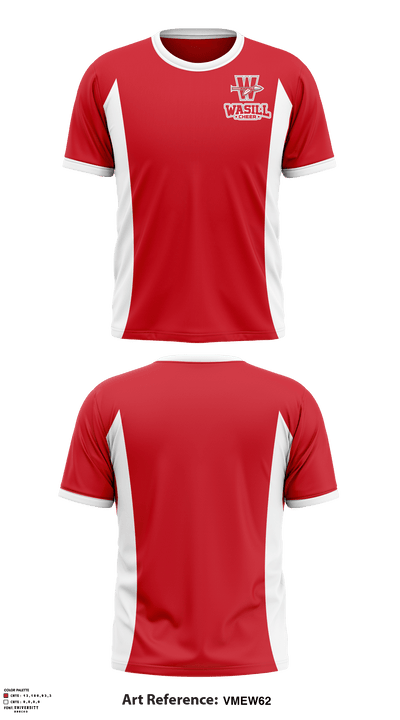 Wasilla High School Cheer 68175112 Short Sleeve Performance Shirt - 1