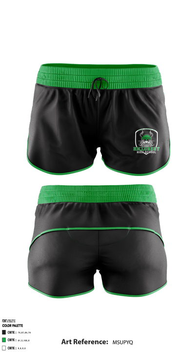Hillcrest High School Volleyball 19786680 Women's Shorts - 1
