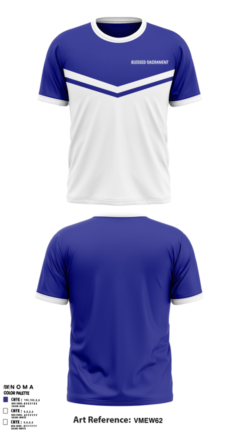 Short Sleeve Performance Shirt, Blessed Sacrament School, School Spirit Store, Teamtime, Team time, sublimation, custom sports apparel, team uniforms, spirit wear, spiritwear, sports uniforms, custom shirts, team store, custom team store, fundraiser sports, apparel fundraiser