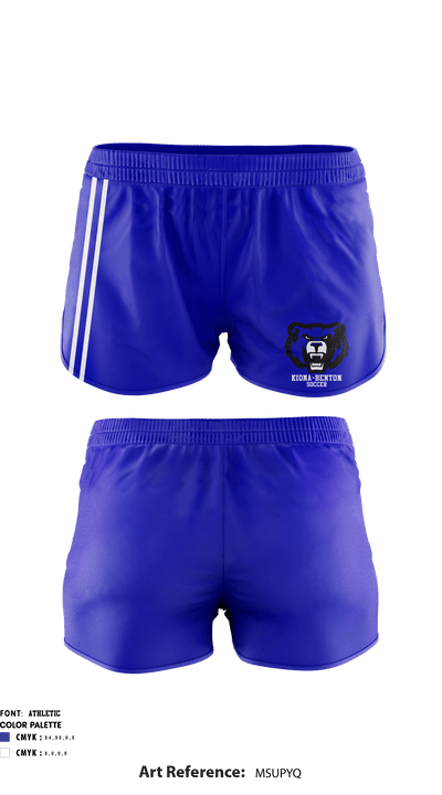 Ki-Be Soccer 19862558 Womens Soccer Shorts - 1
