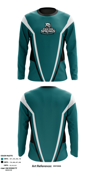 Long Sleeve Performance Shirt, Canyon Springs Wrestling, Wrestling, Teamtime, Team time, sublimation, custom sports apparel, team uniforms, spirit wear, spiritwear, sports uniforms, custom shirts, team store, custom team store, fundraiser sports, apparel fundraiser