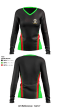 PAPAKOLEA PEACOCKS E-SPORTS CLUB 36233214 Women's Long Sleeve V-neck Shirt - 1