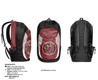 Gear Bag, Union Grove Middle School Basketball, Women's Basketball, Teamtime, Team time, sublimation, custom sports apparel, team uniforms, spirit wear, spiritwear, sports uniforms, custom shirts, team store, custom team store, fundraiser sports, apparel fundraiser