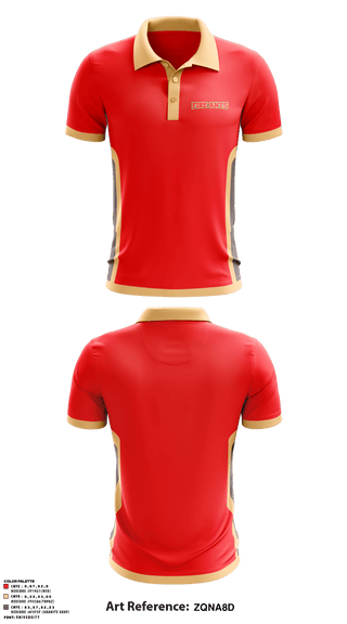 Short Sleeve Performance Polo, Fire Ants, Men's Basketball, Teamtime, Team time, sublimation, custom sports apparel, team uniforms, spirit wear, spiritwear, sports uniforms, custom shirts, team store, custom team store, fundraiser sports, apparel fundraiser