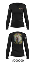 3-142 53517612 Women's Long Sleeve V-neck Shirt - 37