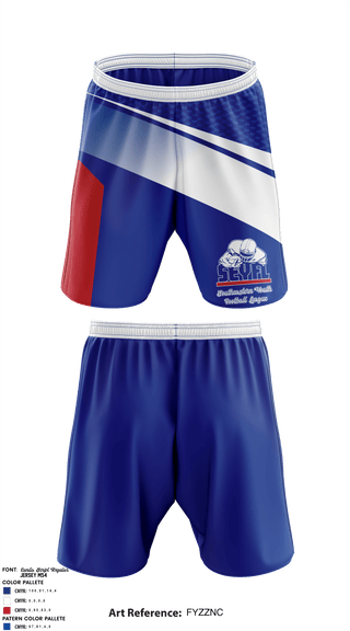 Athletic Shorts With Pockets, Southeastern Youth Football League, Football, Teamtime, Team time, sublimation, custom sports apparel, team uniforms, spirit wear, spiritwear, sports uniforms, custom shirts, team store, custom team store, fundraiser sports, apparel fundraiser