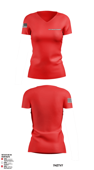 Women's Short Sleeve Vneck Shirt, , National Guard, Teamtime, Team time, sublimation, custom sports apparel, team uniforms, spirit wear, spiritwear, sports uniforms, custom shirts, team store, custom team store, fundraiser sports, apparel fundraiser