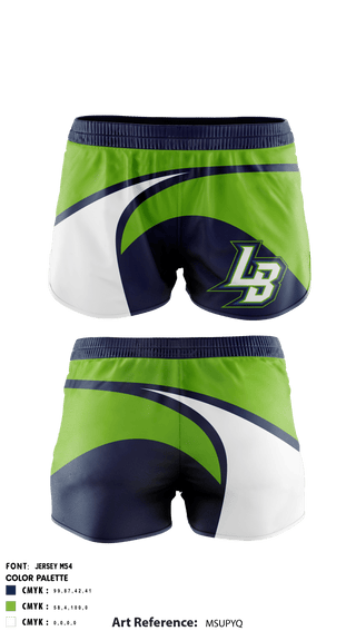 Women's Shorts, Lucy Garrett Beckham High School Swimming, School Spirit Store, Teamtime, Team time, sublimation, custom sports apparel, team uniforms, spirit wear, spiritwear, sports uniforms, custom shirts, team store, custom team store, fundraiser sports, apparel fundraiser