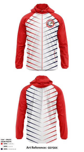 Windbreaker, John F Kennedy High School, Football, Teamtime, Team time, sublimation, custom sports apparel, team uniforms, spirit wear, spiritwear, sports uniforms, custom shirts, team store, custom team store, fundraiser sports, apparel fundraiser