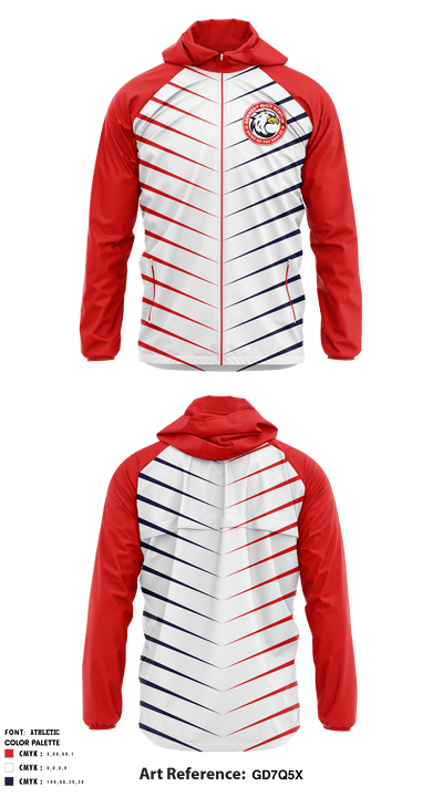 John F Kennedy High School 88051363 Windbreaker - 1