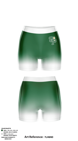Women's Compression Shorts, St Patrick Catholic High School Tennis, Tennis, Teamtime, Team time, sublimation, custom sports apparel, team uniforms, spirit wear, spiritwear, sports uniforms, custom shirts, team store, custom team store, fundraiser sports, apparel fundraiser