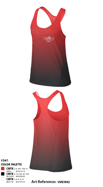 Renton Redhawks 34124165 Compression Tank Top - 3