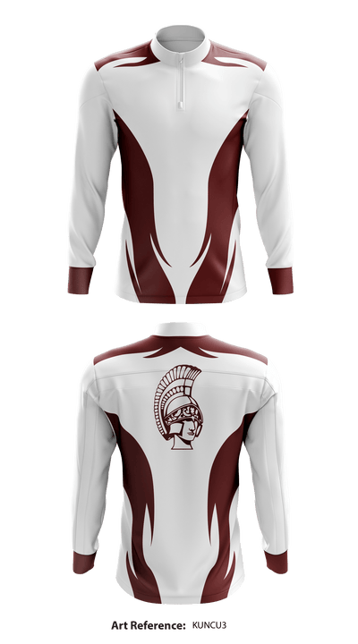 Boardman High School Cheer 61432760 Quarter Zip Jacket - 1