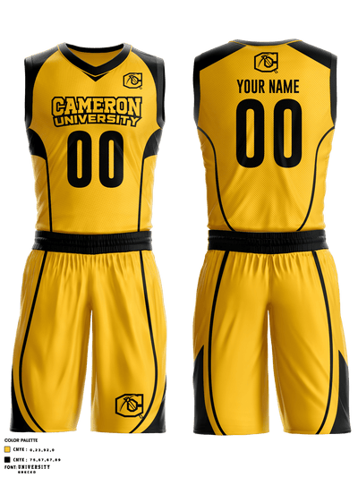 Cameron University Basketball 18659013 Basketball Uniform - 1