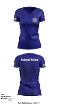 BIA POLICE 54226470 Women's Short Sleeve V-neck Shirt - 1