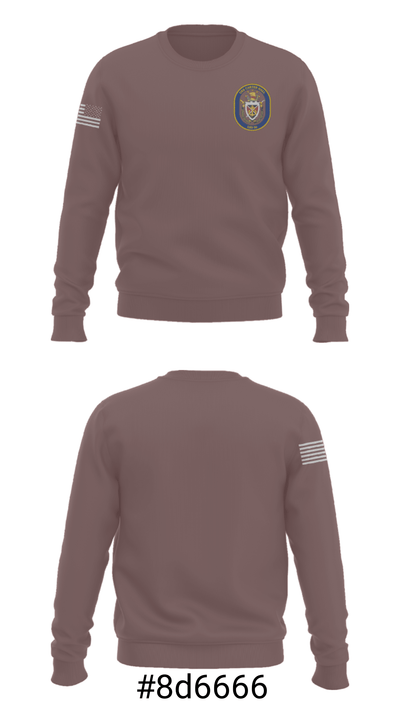 USS CÁRTER HALL 91136277 Crew Neck Sweatshirt - 23