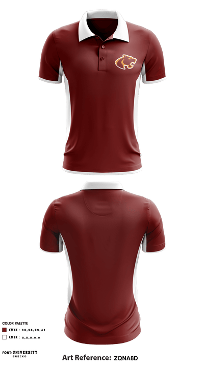 Oakton Golf 95528229 Short Sleeve Performance Polo - 1