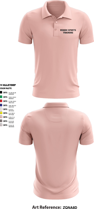 Short Sleeve Performance Polo, Venom Sports Training, Men's Basketball, Teamtime, Team time, sublimation, custom sports apparel, team uniforms, spirit wear, spiritwear, sports uniforms, custom shirts, team store, custom team store, fundraiser sports, apparel fundraiser