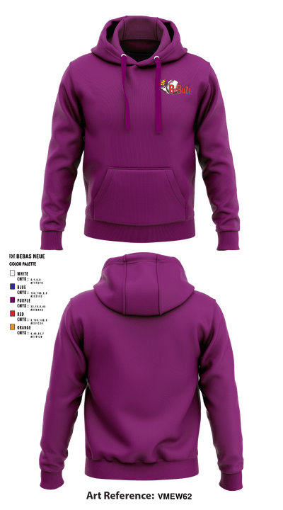 B Buzz Baseball League 70409945 Hoodie - 4