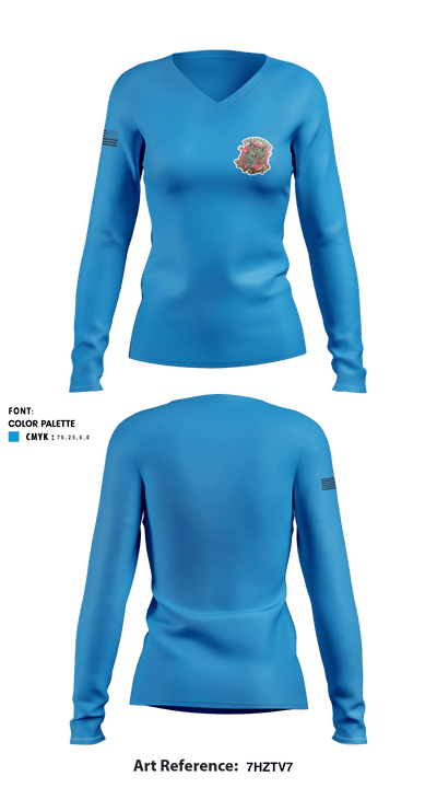 Proofpoint Threat Research 36810493 Women's Long Sleeve V-neck Shirt - 1