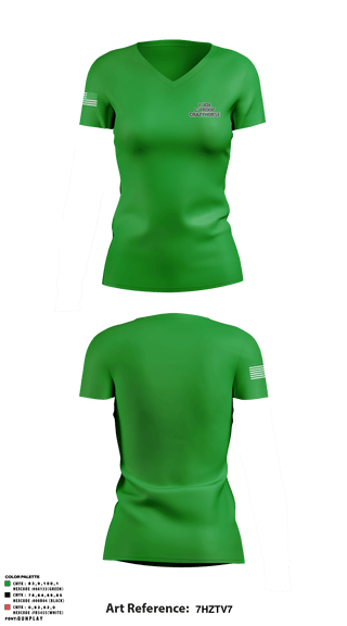 Women's Short Sleeve Vneck Shirt, , National Guard, Teamtime, Team time, sublimation, custom sports apparel, team uniforms, spirit wear, spiritwear, sports uniforms, custom shirts, team store, custom team store, fundraiser sports, apparel fundraiser