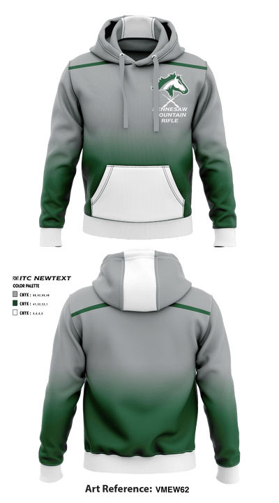 Kennesaw Mountain High School Rifle 15129938 Hoodie - 2