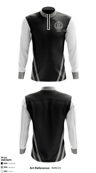 Carbondale Community High School Golf 88872531 Quarter Zip Jacket - 1