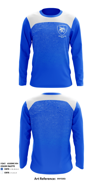 Presbyterian Christian School Soccer 4355475 Long Sleeve Performance Shirt - 1