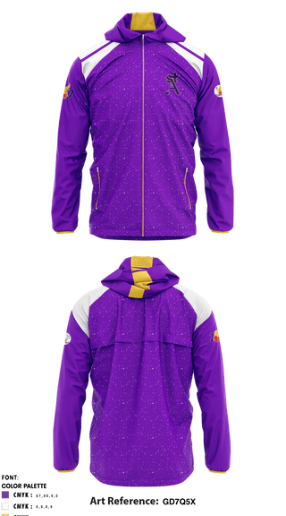 Windbreaker, St. Augustine Saints, Track & Field, Teamtime, Team time, sublimation, custom sports apparel, team uniforms, spirit wear, spiritwear, sports uniforms, custom shirts, team store, custom team store, fundraiser sports, apparel fundraiser