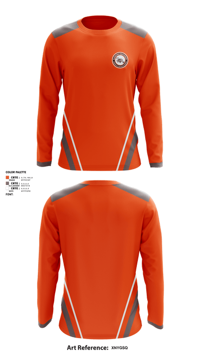 Mansfield Southwest Little League Baseball And Softball 33516192 Long Sleeve Performance Shirt - 1