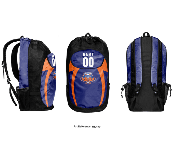 Gear Bag, Hoffman Estates Soccer, Men's Soccer, Teamtime, Team time, sublimation, custom sports apparel, team uniforms, spirit wear, spiritwear, sports uniforms, custom shirts, team store, custom team store, fundraiser sports, apparel fundraiser