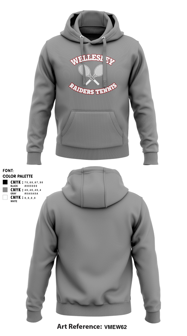 Hoodie, Girls Wellsesley Tennis, Tennis, Teamtime, Team time, sublimation, custom sports apparel, team uniforms, spirit wear, spiritwear, sports uniforms, custom shirts, team store, custom team store, fundraiser sports, apparel fundraiser