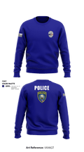 El Portal Police Department 22323429 Crew Neck Sweatshirt - 3
