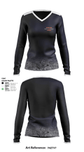 Wicked lawn and landscape 87963237 Women's Long Sleeve V-neck Shirt - 1