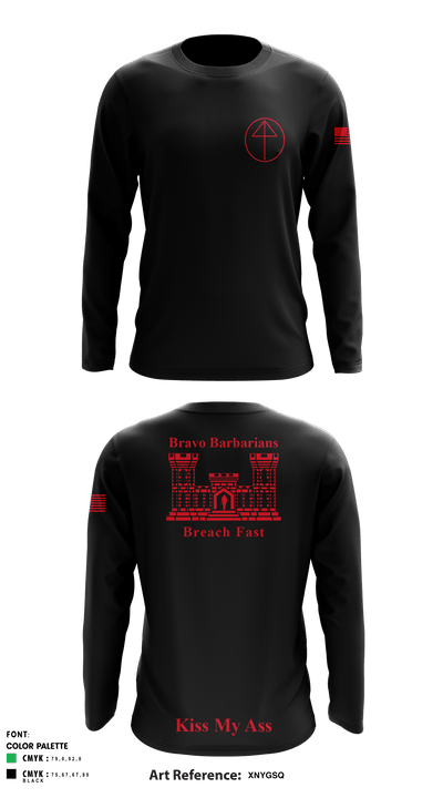 B 104th 82799853 Long Sleeve Performance Shirt - 2