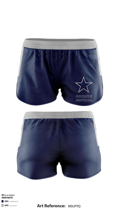Sugar Land Cowboys Football 95185260 Track Shorts - 1
