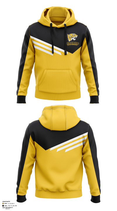 Hernando High School Cross Country 34767587 Hoodie - 1